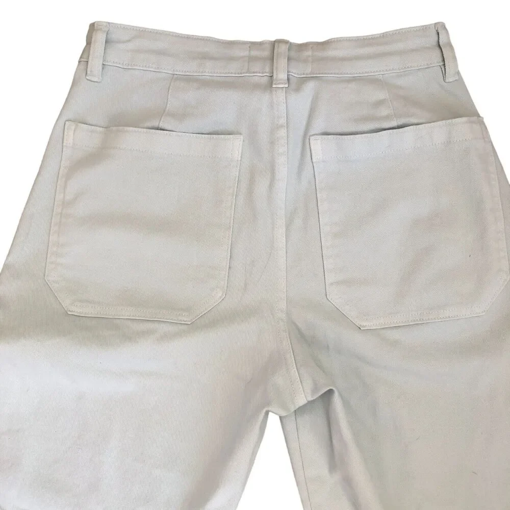Everlane Light Blue "The UTILITY BARREL PANTS" High-Rise Ankle Pants Sz 4 $118 - Picture 9 of 16